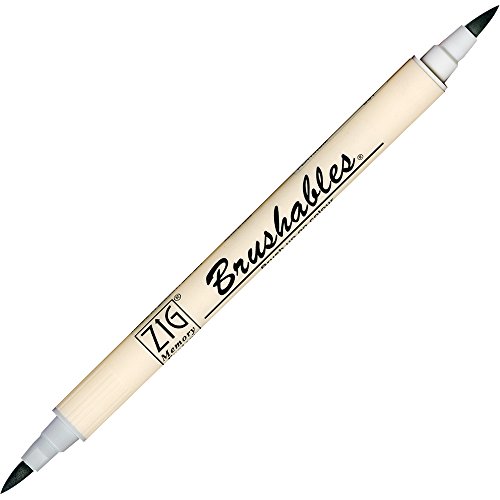 Zig Brushable Marker Pen - 091 Platinum